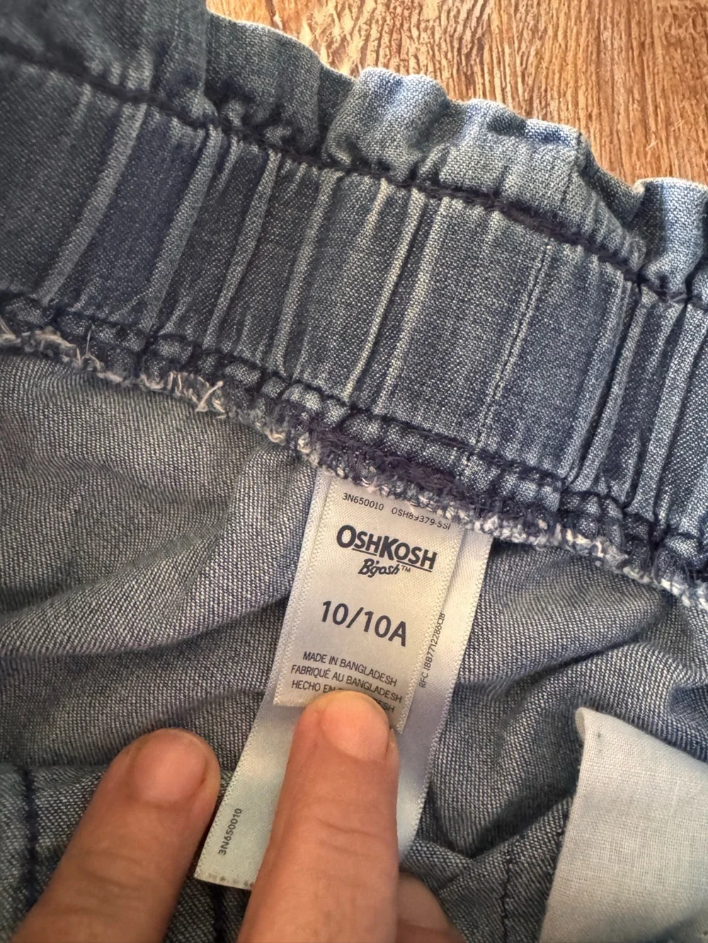 Girlish Kosh Button-Front Denim Skirt in Dark Blue size 10